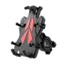 Bike Phone Holder 360° View Phone Stand Mount Navigation Bracket Shockproof Anti Vibration for Bicycle Motorcycle