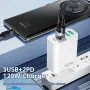 5-Port USB PD Charger 3USB-A+2USB-C PD QC3.0 Fast Charging Wall Charger Adapter EU Plug US Plug for iPhone 15 14 13 Pro for Samsung Galaxy Z Flip6 for Huawei Nova Flip for Xiaomi MIX Fold4