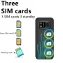 BM5310 Mini 2G GSM 1.33inch 3 SIM Card 3 Standby FM Radio Speed Dial bluetooth Dialer Auto Call Recorder Small Pocket Mobile Phone