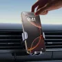 Baseus Metal Era Go Gravity Car Phone Holder Air Vent Mount Bracket with Hook 360° Rotary Universal for 4.7-7.2inch Mobile Phone