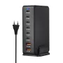 [GaN Tech]Bakeey 286W 8-Port USB PD Charger 2USB-A+6USB-C PD QC Fast Charging Desktop Charging Station EU Plug US Plug for iPhone 15 14 13 for Samsung Galaxy S24 for Huawei Pura70 Ultra for Xiaomi Civi 4 Pro