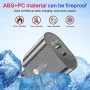 PD36W 2-Port USB PD Charger USB-A+USB-C PD QC3.0 Fast Charging Wall Charger Adapter EU Plug for iPhone 15 14 13 for Huawei Mate60 Pro for Samsung Galaxy S24 for Xiaomi 14pro