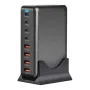 [GaN Tech]Bakeey 320W 8-Port USB PD Charger 4USB-A+4USB-C Fast Charging Desktop Charging Station EU Plug US Plug for iPhone 15 14 13 Pro Max for Samsung Galaxy S24 for Xiaomi Civi 4Pro for Huawei Pura 70 Ultra