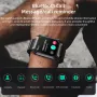 LOKMAT OCEAN 2 Pro 1.85 inç HD Ekran bluetooth Arama Kalp Atış Hızı Kan Basıncı SpO2 Monitör 450mAh Sesli Asistan 100+ Spor Modu Akıllı Saat