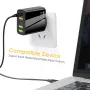 F002 65W 5 Portlu USB PD Şarj Cihazı 3USB-A+2USB-C Hızlı Şarj Duvar Şarj Adaptörü AB Fişi iPhone 12 13 14 14 Pro Samsung Galaxy S23 Redmi K60 Oppo Reno9