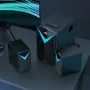 BlitzWolf®BW-GT2 Computer Speaker 20W with 2.1 Channel Combination Speakers Powerful Bass Dazzling Light bluetooth Version Multiple Connections