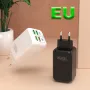 150W 6 Portlu 4USB+2PD Çok Portlu 5V 2.4A Hızlı Şarj Cihazı Duvar Şarj Adaptörü AB Fişi iPhone 13 14 14Pro için Redmi K60 için Huawei Mate50 için Samsung Galaxy S23 için