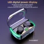 M60 TWS bluetooth 5.3 Earphone 8D Stereo ACC Decoding 400mAh Battery LED Digital Display In-ear Sports Headphone
