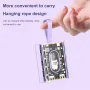 YM-694 20000mAh Power Bank Built-in Three Cables Fast Charging External Battery Power Supply with LED Night Lamp for iPhone 15 14 13 Pro 12 Pro Max for Xiaomi Civi 4 Pro for Samsung Galaxy S24 for Huawei Pura 70 Ultra