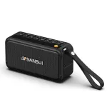 SANSUI F30 Portable Wireless bluetooth Speaker Dual 52mm Speakers Bass Diaphragm RGB Light 34H Playback Hands-free Calls Support TF Card USB 3.5mm AUX Playback FM Radio Outdoor Multimedia MP3 Music Player Speakers