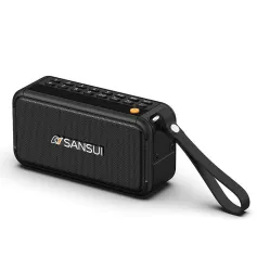 SANSUI F30 Portable Wireless bluetooth Speaker Dual 52mm Speakers Bass Diaphragm RGB Light 34H Playback Hands-free Calls Support TF Card USB 3.5mm AUX Playback FM Radio Outdoor Multimedia MP3 Music Player Speakers
