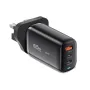 [GaN Tech] Essager 65W 3ポート USB PD 充電器 2Type-C+USB-A PD3.0 QC3.0 急速充電 壁掛け充電器アダプター EUプラグ USプラグ UKプラグ iPhone 13 14 14Pro 14Pro Max Samsung Galaxy S23 Oppo Reno9 Huawei Mate50用
