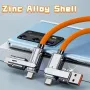 ৪-ইন-১ ১২০ ওয়াট USB-A/Type-C থেকে iP/Type-C কেবল ফাস্ট চার্জিং ডেটা ট্রান্সমিশন কপার কোর লাইন ১M/১.৫M লম্বা iPhone ১৫ এর জন্য ১৪ ১৩ এর জন্য Samsung Galaxy S24 এর জন্য Huawei Pura 70 Ultra এর জন্য Xiaomi Civi 4Pro