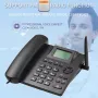 DDK995+ Fixed Wireless Landline Phone Desktop Telephone Support GSM Dual SIM Card 2G Cordless Phone with Antenna