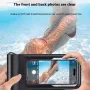 Ugreen LP364 IPX8 Waterproof Mobile Phone Case 0.3mm TPU Thin HD Clear Bag with Sensitive Touch Control Protective Case for below 7.2inch Mobile Phone