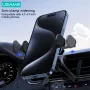 USAMS ZJ077 Mini Black Car Phone Holder Air Vent for 4.7-6.9inch Mobile Phone One-button Locking 360° Sphere Mount Stand