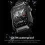 LOKMAT OCEAN 2 Pro 1.85 inç HD Ekran bluetooth Arama Kalp Atış Hızı Kan Basıncı SpO2 Monitör 450mAh Sesli Asistan 100+ Spor Modu Akıllı Saat