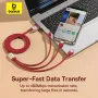 Baseus Dragon Zodiac 3.5A USB-A - Micro/iP/Type-C Kablosu Hızlı Şarj Veri İletimi Bakır Çekirdek Hattı 1.2M Uzunluğunda iPhone 15 15 Plus 14 13 Huawei Mate60 Pro Samsung Galaxy Z Flip4 Xiaomi13pro