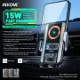 WEKOME WP-U208 15W Car Transparent Magnetic Wireless Charging Stand 360° Adjustable Automatic Opening and Closing Induction Magnetic Car Air Vent Phone Stand for Smart Phone for iPhone 16 Pro Max 15 14 13 for Xiaomi 15pro for Huawei Mate XT