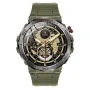 MK68 1,43 inch AMOLED-scherm Kompas Bluetooth-oproep Hartslagmeter Bloedzuurstofmeter Stresstest Vrouwen Gezondheid Slaapmonitoring Multisportmodi Muziek afspelen IP68 waterdicht smartwatch