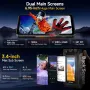 Ulefone Armor 30 Pro 5G Dual Display Loudspeaker 32GB RAM 512GB ROM 50MP Triple Camera 64MP Night Vision Dimensity 7300X 6.95 inch 120Hz 12800mAh 66W Fast Charge WiFi 6E NFC IP68 IP69K Waterproof Rugged Smartphone