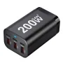 [GaN Tech]Bakeey 200W 6-Port USB PD Charger 3USB-A+3USB-C Fast Charging Desktop Charging Station EU Plug US Plug for iPhone 15 14 13 for Huawei Pura 70 Ultra for Xiaomi Civi 4 Pro for Samsung Galaxy S24