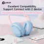 Picun Queen Headset bluetooth V5.3 Headphone 40h Long Battery Life Low Latency Smart Touch HD Calls Over-ear Headset Gifts