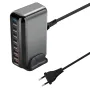 [GaN Tech]Bakeey YMX-908-600W 600W 8-Port USB PD Charger 5USB-C+3USB-A QC PD Fast Charging Desktop Charging Station EU Plug US Plug for iPhone 16 16 Pro 15 14 13 Pro Max for Huawei Mate XT for Xiaomi 15pro