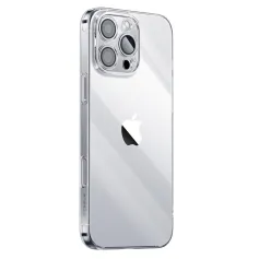 Baseus シンプルシリーズ iPhone 16 Pro Max 用透明携帯電話ケース 耐衝撃保護モバイルカバー エアバッグ付き iPhone 16 Plus 用 耐油性ソフトTPUシリコンシェル