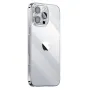 Baseus Simple Series Capa transparente para celular para iPhone 16 Pro Max, capa protetora à prova de choque com airbag para iPhone 16 Plus, capa de silicone TPU macio resistente a óleo