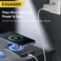 ESSAGER AKD-YD52 20W 5000mAh Magnetic Wireless Power Bank External Battery Power Supply with 1 Input & 2 Outputs Fast Charging for iPhone 15 14 13 for Xiaomi Civi 4 Pro for Huawei Pura70 Ultra for Samsung Galaxy S24