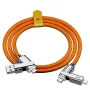 ৪-ইন-১ ১২০ ওয়াট USB-A/Type-C থেকে iP/Type-C কেবল ফাস্ট চার্জিং ডেটা ট্রান্সমিশন কপার কোর লাইন ১M/১.৫M লম্বা iPhone ১৫ এর জন্য ১৪ ১৩ এর জন্য Samsung Galaxy S24 এর জন্য Huawei Pura 70 Ultra এর জন্য Xiaomi Civi 4Pro