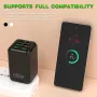 150W 6 Portlu 4USB+2PD Çok Portlu 5V 2.4A Hızlı Şarj Cihazı Duvar Şarj Adaptörü AB Fişi iPhone 13 14 14Pro için Redmi K60 için Huawei Mate50 için Samsung Galaxy S23 için
