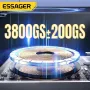 ESSAGER KR-W002 Magnetic Wireless Power Bank 15W 5000mAh External Battery Power Supply with 1 Input & 2 Outputs Fast Charging for iPhone 16 16 Pro 15 14 13 Pro Max for Xiaomi 15 Ultra for Samsung Galaxy S25 Ultra