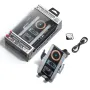 WEKOME WP-U208 15W Car Transparent Magnetic Wireless Charging Stand 360° Adjustable Automatic Opening and Closing Induction Magnetic Car Air Vent Phone Stand for Smart Phone for iPhone 16 Pro Max 15 14 13 for Xiaomi 15pro for Huawei Mate XT