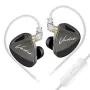 Auricolari cablati KZ Vader con triplo driver, monitor HiFi dinamico, interruttori di sintonizzazione, cuffie auricolari stereo da 3,5 mm in-ear