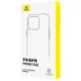 Custodia protettiva per cellulare Baseus Simple Series Airbag, trasparente, con retro trasparente, per iPhone 16, 16 Plus, 16 Pro e 16 Pro Max