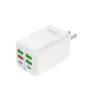 150W 6 Portlu 4USB+2PD Çok Portlu 5V 2.4A Hızlı Şarj Cihazı Duvar Şarj Adaptörü AB Fişi iPhone 13 14 14Pro için Redmi K60 için Huawei Mate50 için Samsung Galaxy S23 için