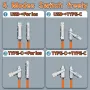 ৪-ইন-১ ১২০ ওয়াট USB-A/Type-C থেকে iP/Type-C কেবল ফাস্ট চার্জিং ডেটা ট্রান্সমিশন কপার কোর লাইন ১M/১.৫M লম্বা iPhone ১৫ এর জন্য ১৪ ১৩ এর জন্য Samsung Galaxy S24 এর জন্য Huawei Pura 70 Ultra এর জন্য Xiaomi Civi 4Pro