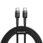 Baseus CafuLe Type-C to Type-C PD 2.0 60W 100W Flash Charging Data Cable For Samsung Galaxy S22 S22 Ultra Galaxy Z Flip 4 For Xiaomi Mi 12T Redmi Note 12 Huawei P50