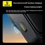 Baseus BS-CM043 15W Draadloze Auto Telefoonhouder Oplader Luchtrooster Snelle Draadloze Oplaadbeugel voor Smartphones voor iPhone 16 16 Pro Max 15 14 13 voor Huawei Mate XT voor Xiaomi 15pro voor Samsung Galaxy Z Flip6