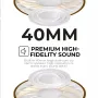 Havit H630BT Foldable Gaming Headset Wireless bluetooth Headphone 40mm Dynamic Unit Deep Bass 55H Playback FM Radio Retractable Head Beam Support AUX TF Card Playback E-Sports Gaming Headphones
