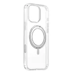 Baseus Transparent Mobile Phone Case with 360° Magnetic Stand Protective Back Shell for iPhone 16 16 Pro 16 Pro Max