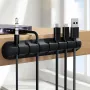 Cable Organizer Management Wire Holder Flexible USB Cable Winder Tidy Silicone Clips for Mouse Keyboard Earphone Protector