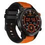 Weofly Conquer 1.43inch AMOLED Display bluetooth Call Heart Rate Blood Pressure Blood Oxygen Monitor Sleep Monitoring Stress Tracker Multi-sport Modes IP68 Waterproof Smart Watch