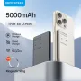 MOVESPEED S05 15W 19.25Wh 5000mAh Wireless Magnetic Power Bank xternal Battery Power Supply with 1 Input & 2 Outputs Fast Charging for iPhone 15 14 13 for Huawei Mate60 Pro for Samsung Galaxy S24 for Xiaomi 14pro