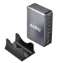 [GaN Tech] Bakeey YMX-440W 440W 8-Port USB PD Charger 3USB-A+5USB-C PD QC Fast Charging Desktop Charging Station EU Plug US Plug for iPhone 15 14 13 Pro for Huawei Nova Flip for Xiaomi MIX Fold4 for MacBook Pro