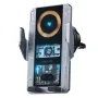 WEKOME WP-U208 15W Car Transparent Magnetic Wireless Charging Stand 360° Adjustable Automatic Opening and Closing Induction Magnetic Car Air Vent Phone Stand for Smart Phone for iPhone 16 Pro Max 15 14 13 for Xiaomi 15pro for Huawei Mate XT