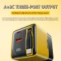 [GaN Tech] WEKOME WP-U39 65W 2ポート USB PD 充電器 USB-A+USB-C 内蔵伸縮式 Type-C ケーブル 急速充電 壁掛け充電器アダプター EUプラグ/USプラグ iPhone 16 15 14 13 Pro Huawei Mate XT Samsung Galaxy Z Fold6 Xiaomi MIX Fold4 対応