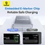 Baseus Display 2 100W USB-A - Type-C LEDディスプレイケーブル 高速充電データ転送 錫メッキ銅コアライン 長さ1m/2m iPhone 16 16 Pro 15 Pro Max Samsung Galaxy Z Flip6 Xiaomi 15pro Huawei Mate XT用